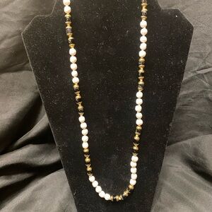 Vintage 1950's Miriam Haskell Beaded Necklace. 26 inch.